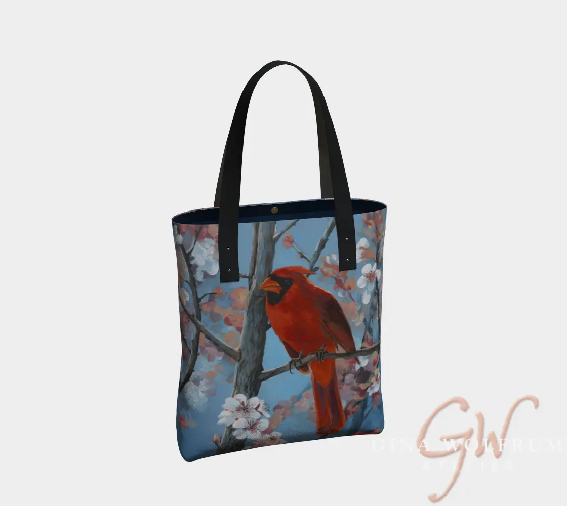 Large lined tote bag Large Tote Bag